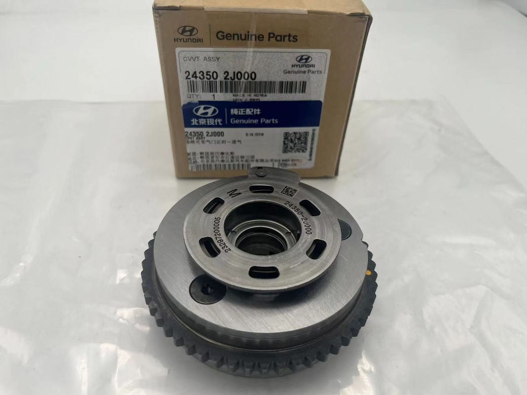 Горячая продажа Новейший CVVT Время вала коленчатого привода Машины Sprocket сборка регулировщик переменного времени 243502J000 для Kia Hyundai